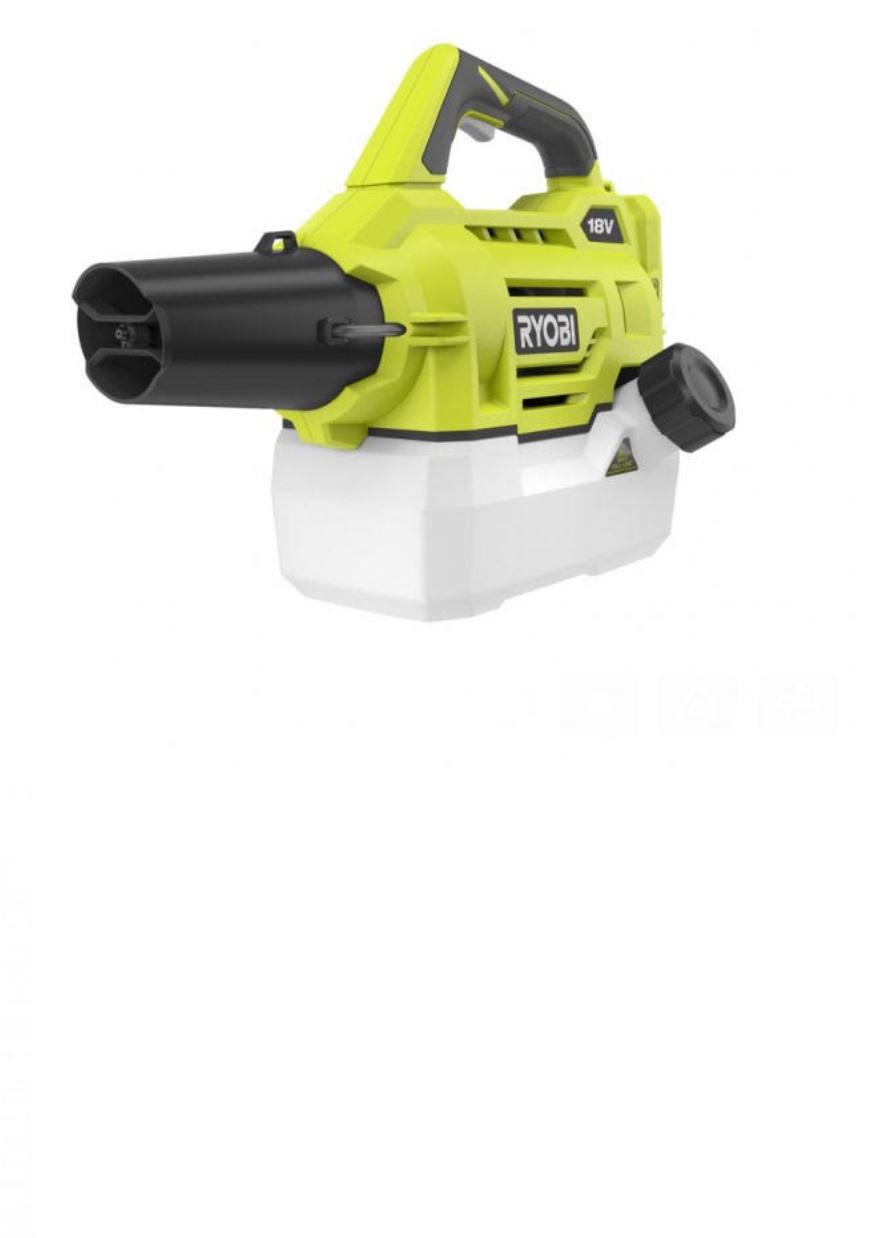 Koldtågesprayer Ryobi One+